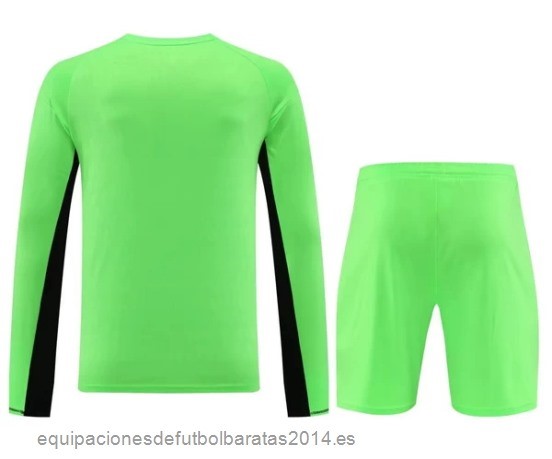 Nuevo Tailandia Manga Larga Portero Conjunto De Hombre Bayern Munich 23/24 Verde Baratas